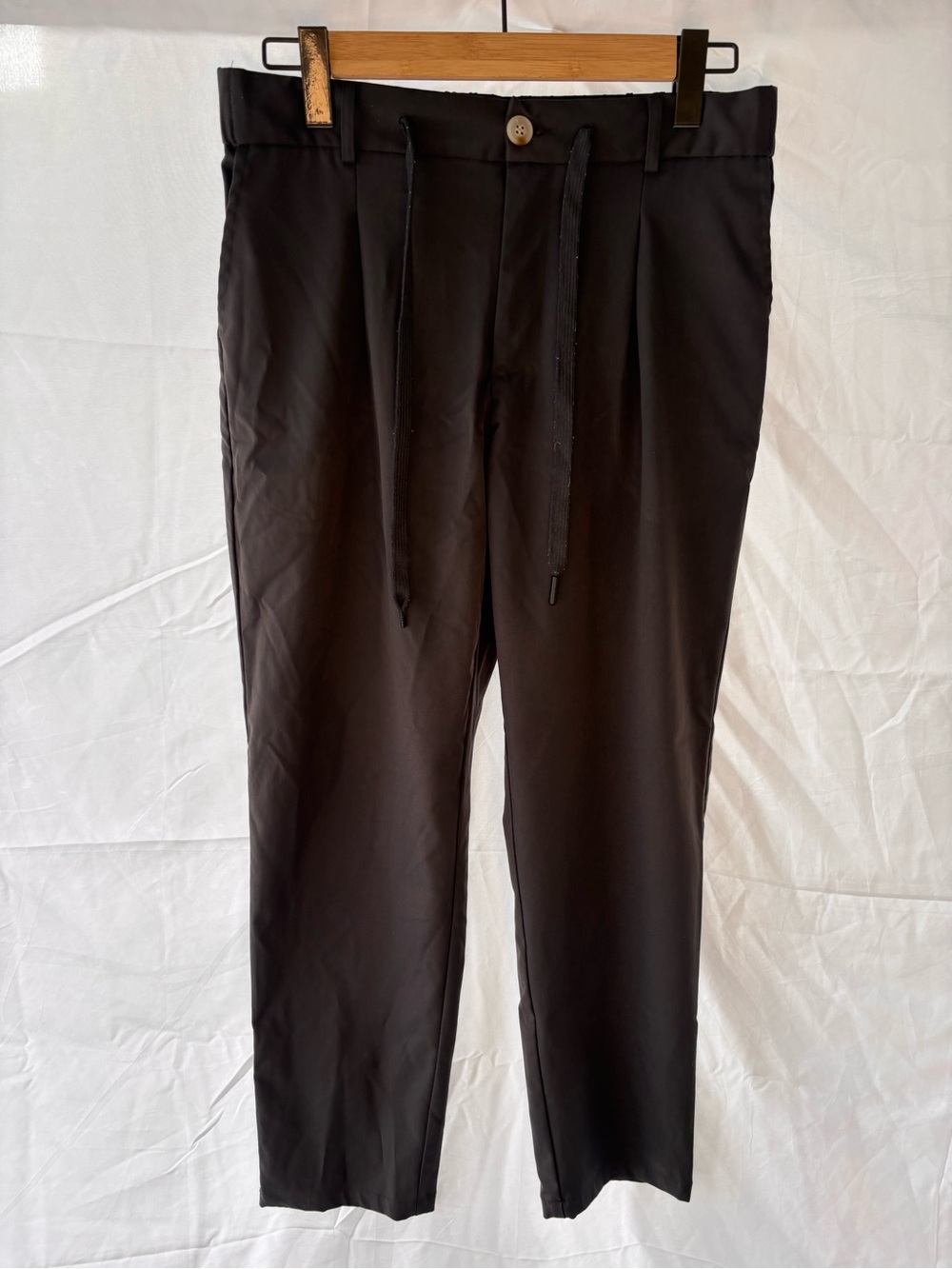 Manfinity Men’s Pants Sz M Gray Blue Chino Straight Leg Casual Office Preppy